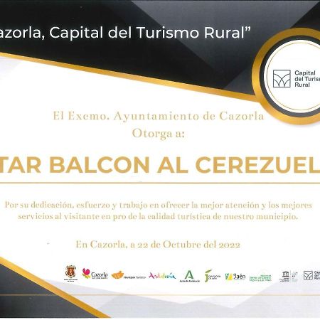 Alojamiento Balcon Al Cerezuelo Cazorla Buitenkant foto
